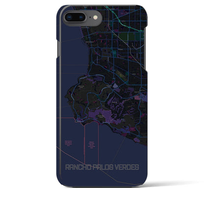 【ランチョ・パロス・ベルデス（アメリカ）】地図柄iPhoneケース（バックカバータイプ）