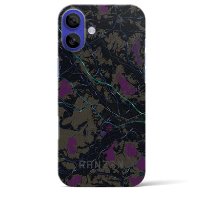 【嵐山（埼玉県）】地図柄iPhoneケース（バックカバータイプ）