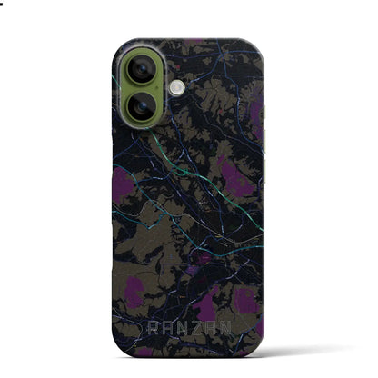 【嵐山（埼玉県）】地図柄iPhoneケース（バックカバータイプ）