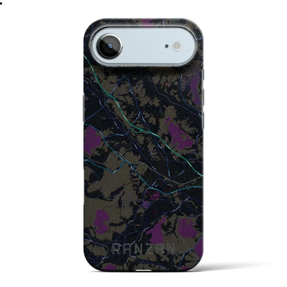 【嵐山（埼玉県）】地図柄iPhoneケース（バックカバータイプ）