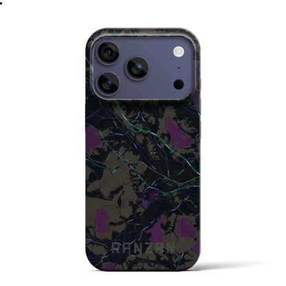 【嵐山（埼玉県）】地図柄iPhoneケース（バックカバータイプ）