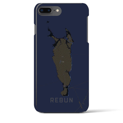 【礼文（北海道）】地図柄iPhoneケース（バックカバータイプ）