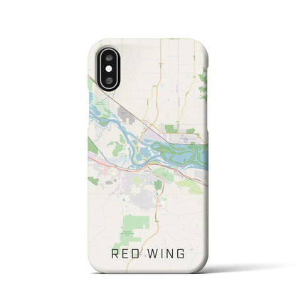 【レッドウイング（アメリカ）】地図柄iPhoneケース（バックカバータイプ）