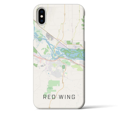 【レッドウイング（アメリカ）】地図柄iPhoneケース（バックカバータイプ）