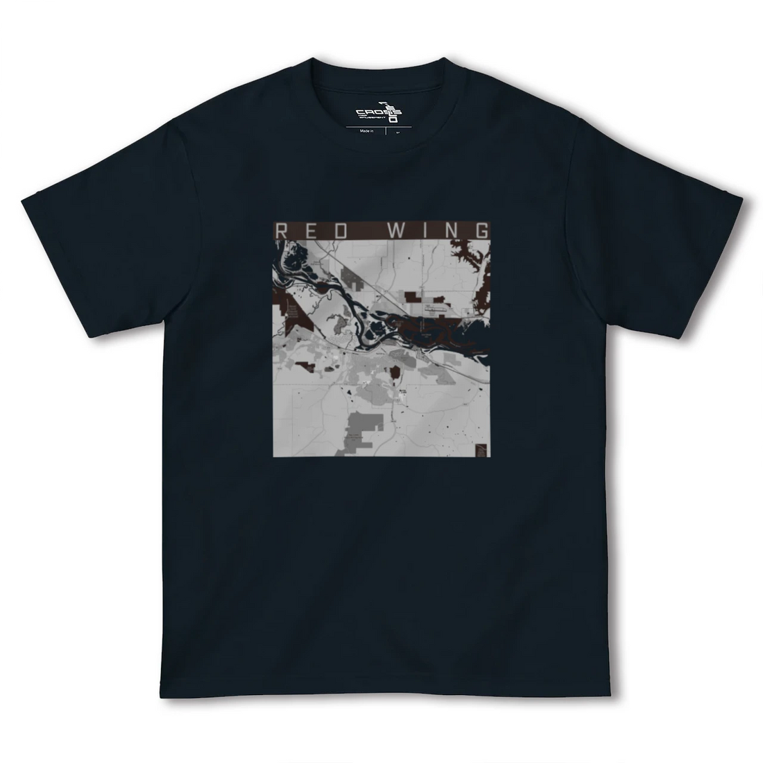 【レッドウイング(アメリカ)】地図柄ヘビーウェイトTシャツ