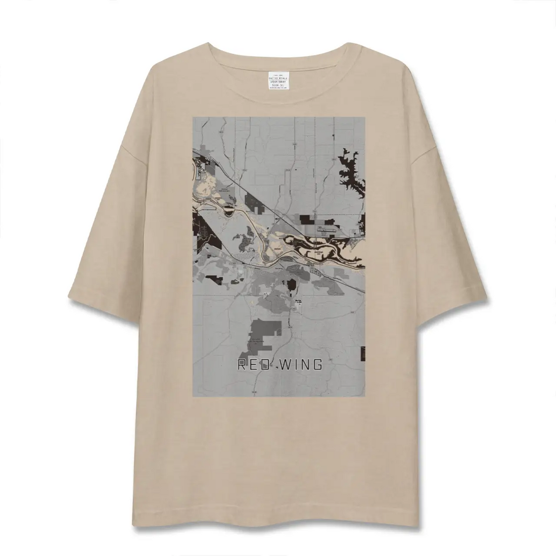 【レッドウイング（アメリカ）】地図柄ビッグシルエットTシャツ