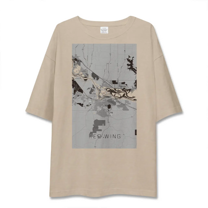 【レッドウイング（アメリカ）】地図柄ビッグシルエットTシャツ