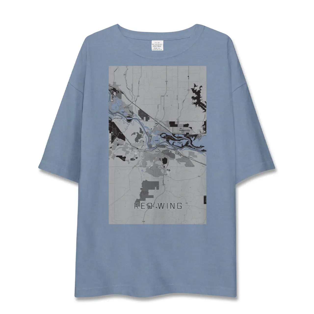 【レッドウイング（アメリカ）】地図柄ビッグシルエットTシャツ