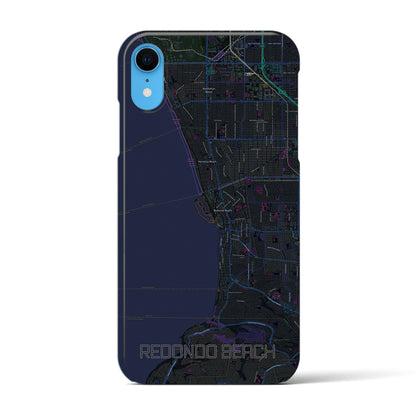 【レドンドビーチ（アメリカ）】地図柄iPhoneケース（バックカバータイプ）