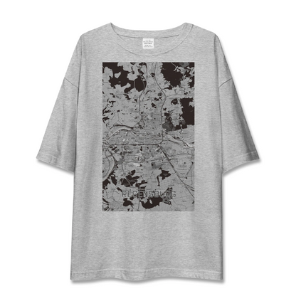 【レーゲンスブルク（ドイツ）】地図柄ビッグシルエットTシャツ