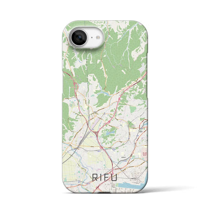 【利府（宮城県）】地図柄iPhoneケース（バックカバータイプ）