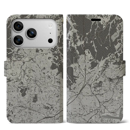 【利府（宮城県）】地図柄iPhoneケース（手帳タイプ）