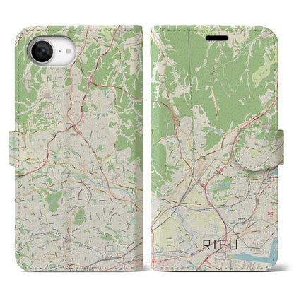 【利府（宮城県）】地図柄iPhoneケース（手帳タイプ）