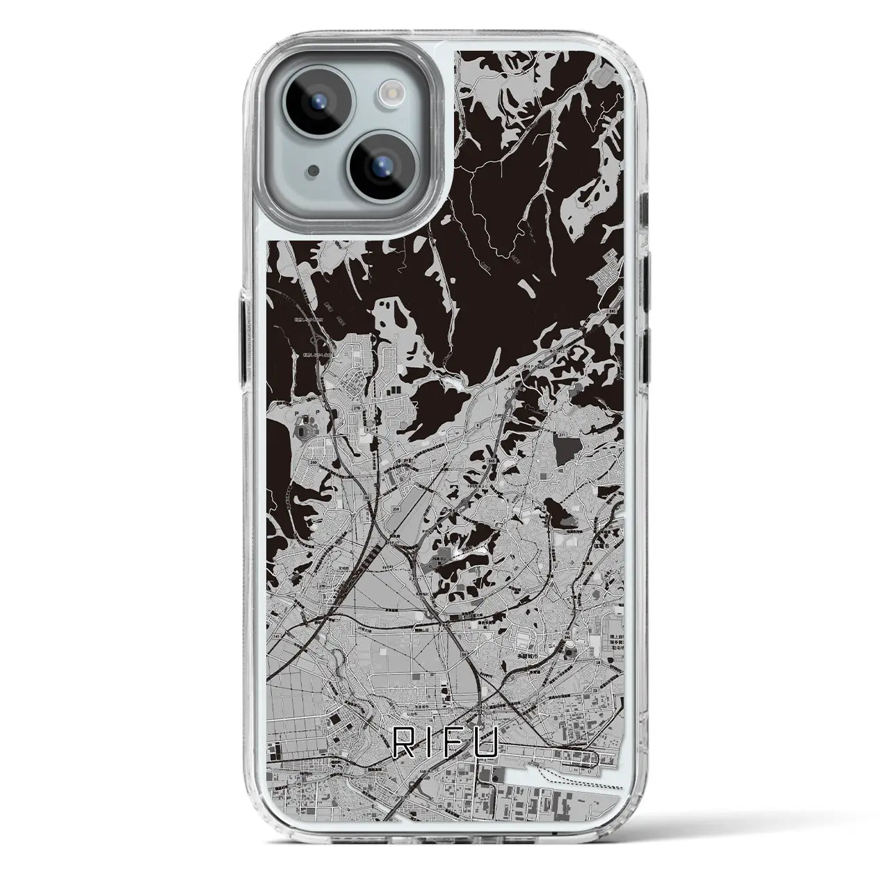 【利府（宮城県）】地図柄iPhoneケース（MagSafeタイプ）