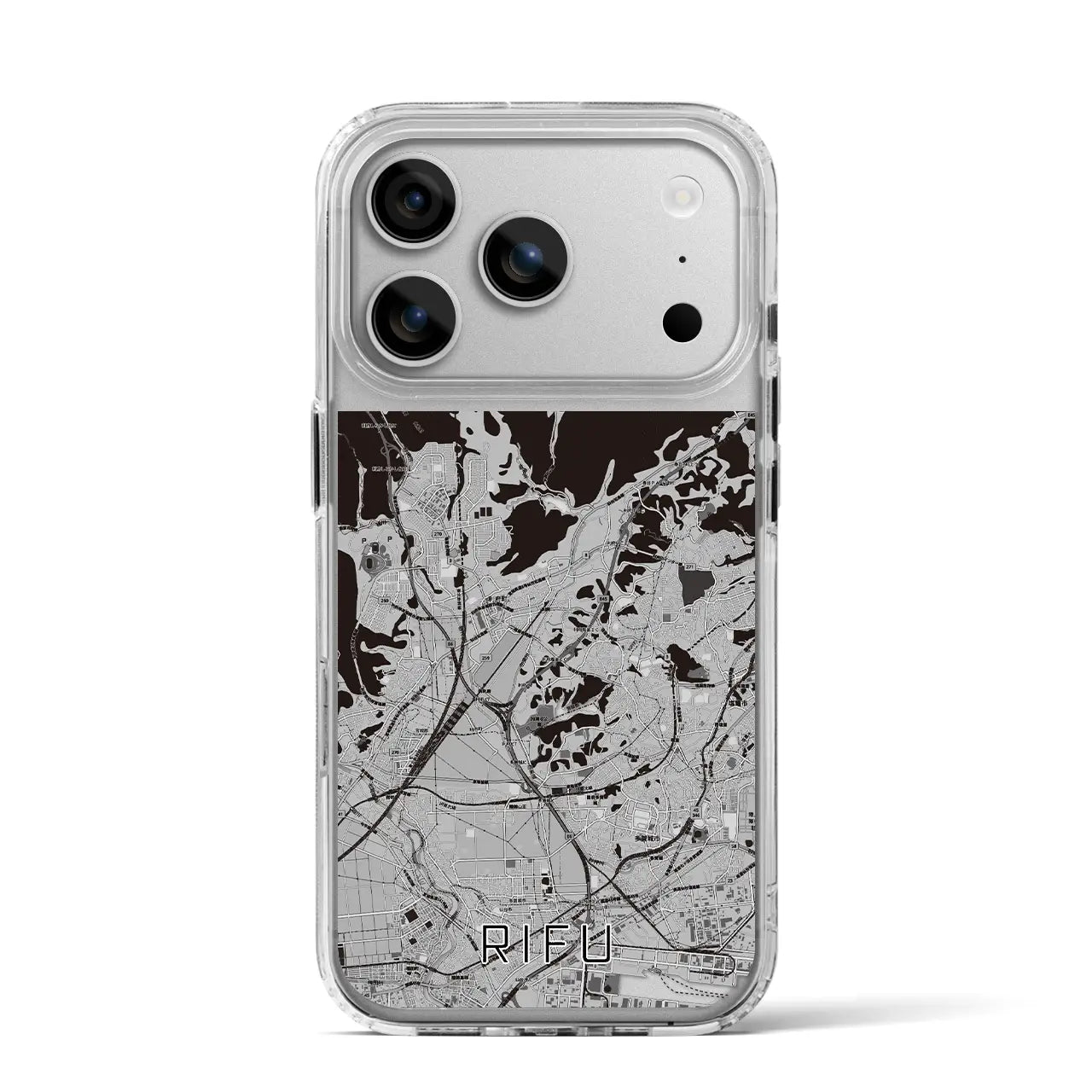 【利府（宮城県）】地図柄iPhoneケース（MagSafeタイプ）