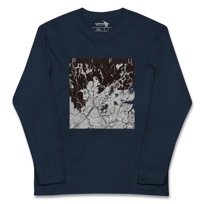 【利府（宮城県）】地図柄ロングスリーブTシャツ