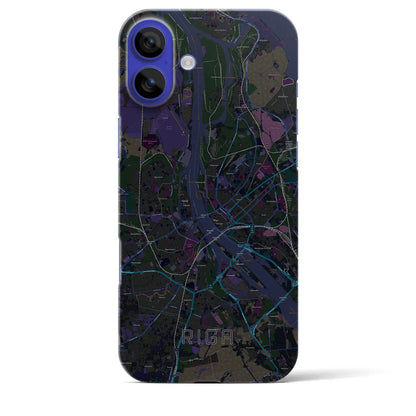 【リガ（ラトビア）】地図柄iPhoneケース（バックカバータイプ）