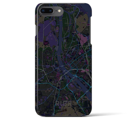 【リガ（ラトビア）】地図柄iPhoneケース（バックカバータイプ）