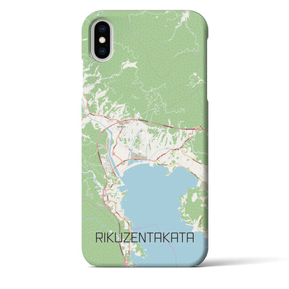 【陸前高田（岩手県）】地図柄iPhoneケース（バックカバータイプ）