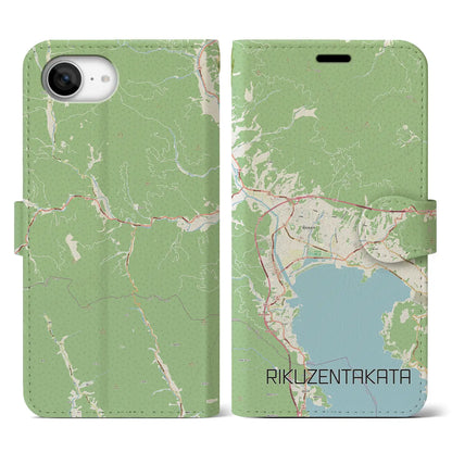 【陸前高田（岩手県）】地図柄iPhoneケース（手帳タイプ）