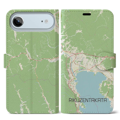 【陸前高田（岩手県）】地図柄iPhoneケース（手帳タイプ）