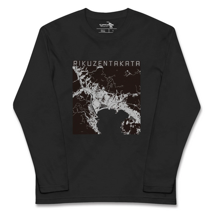 【陸前高田（岩手県）】地図柄ロングスリーブTシャツ
