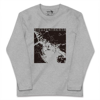 【陸前高田（岩手県）】地図柄ロングスリーブTシャツ