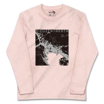 【陸前高田（岩手県）】地図柄ロングスリーブTシャツ
