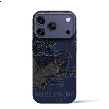 【リオデジャネイロ（ブラジル）】地図柄iPhoneケース（バックカバータイプ）