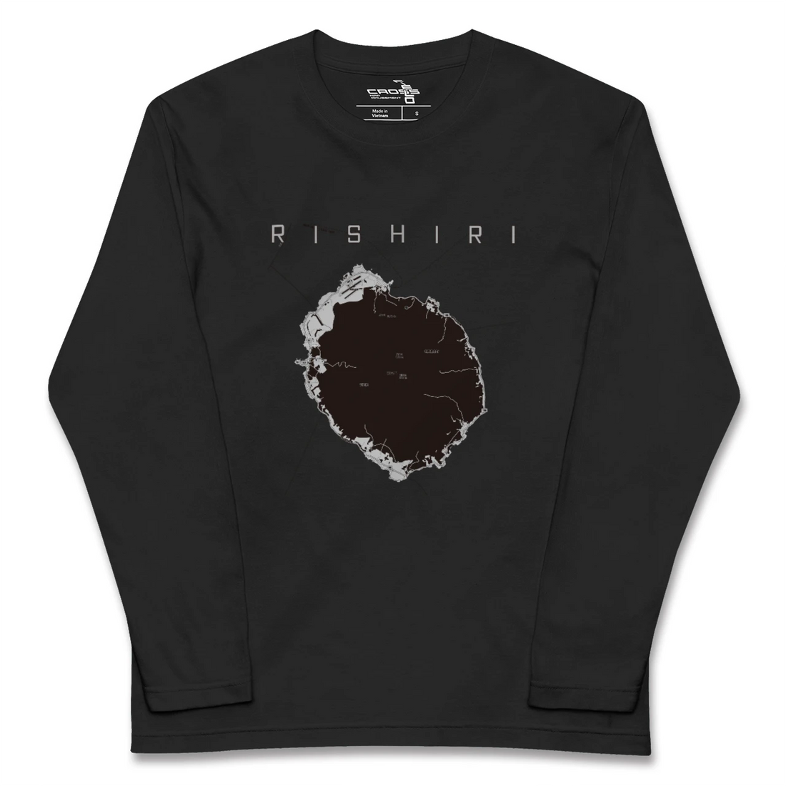 【利尻(北海道)】地図柄ロングスリーブTシャツ