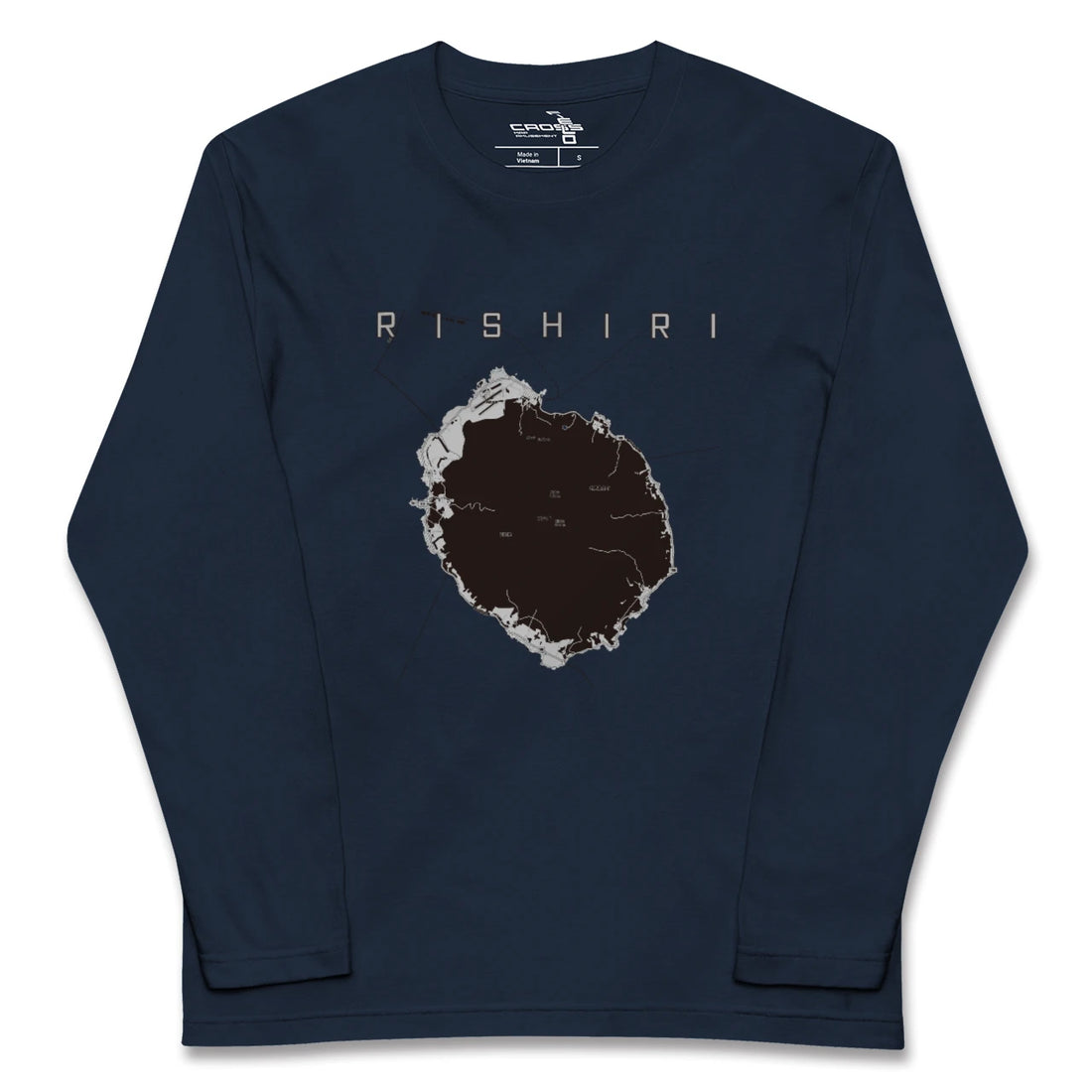 【利尻(北海道)】地図柄ロングスリーブTシャツ