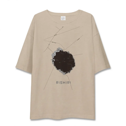 【利尻（北海道）】地図柄ビッグシルエットTシャツ