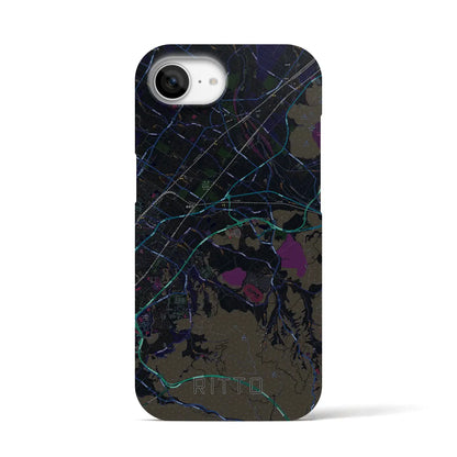 【栗東（滋賀県）】地図柄iPhoneケース（バックカバータイプ）