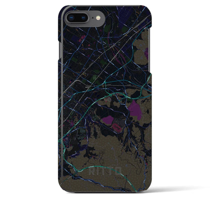 【栗東（滋賀県）】地図柄iPhoneケース（バックカバータイプ）