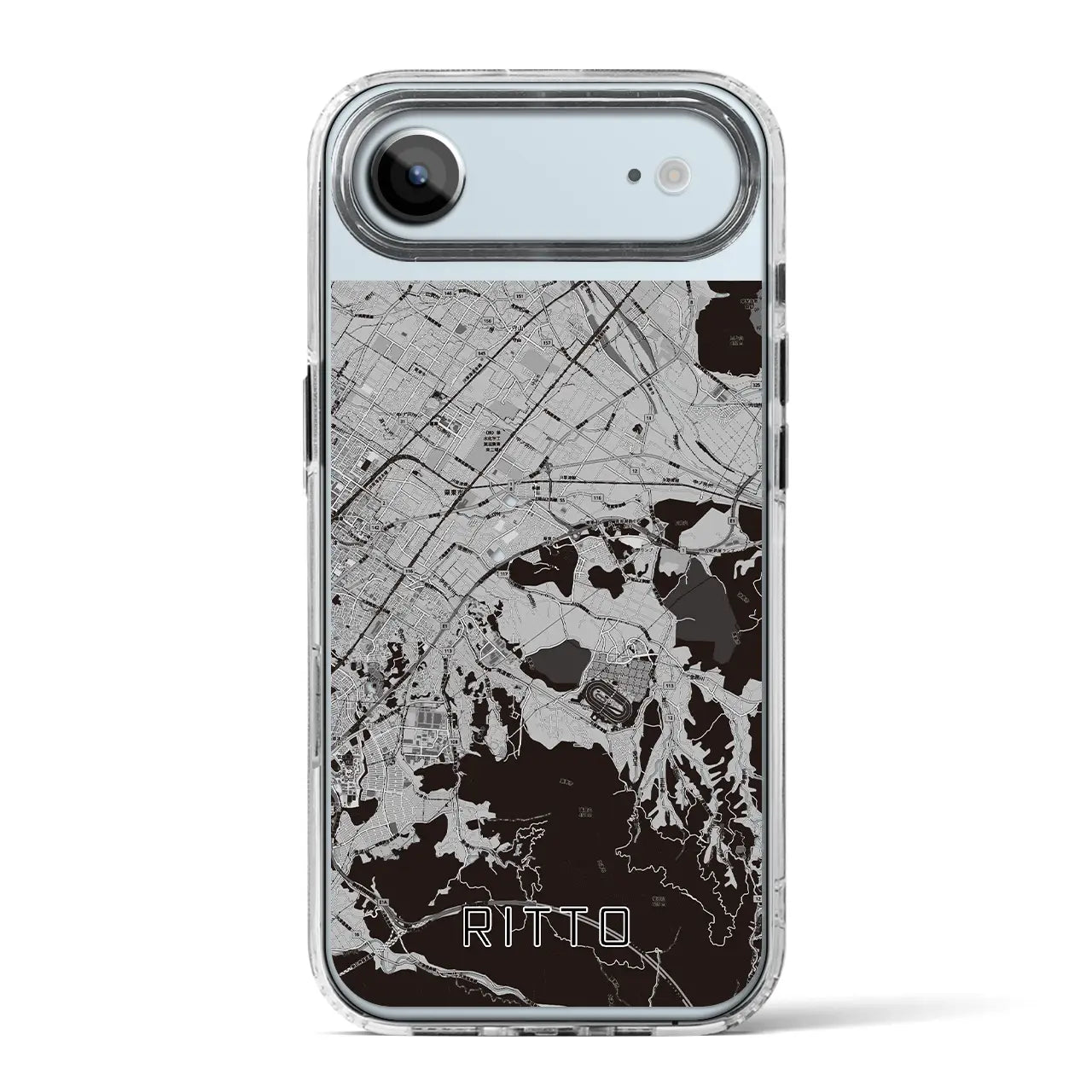 【栗東（滋賀県）】地図柄iPhoneケース（MagSafeタイプ）