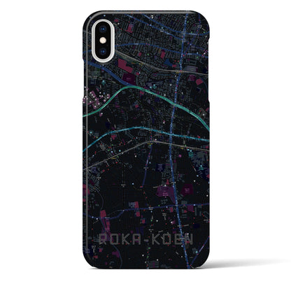 【芦花公園（東京都）】地図柄iPhoneケース（バックカバータイプ）