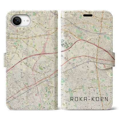 【芦花公園（東京都）】地図柄iPhoneケース（手帳タイプ）