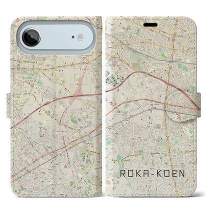 【芦花公園（東京都）】地図柄iPhoneケース（手帳タイプ）