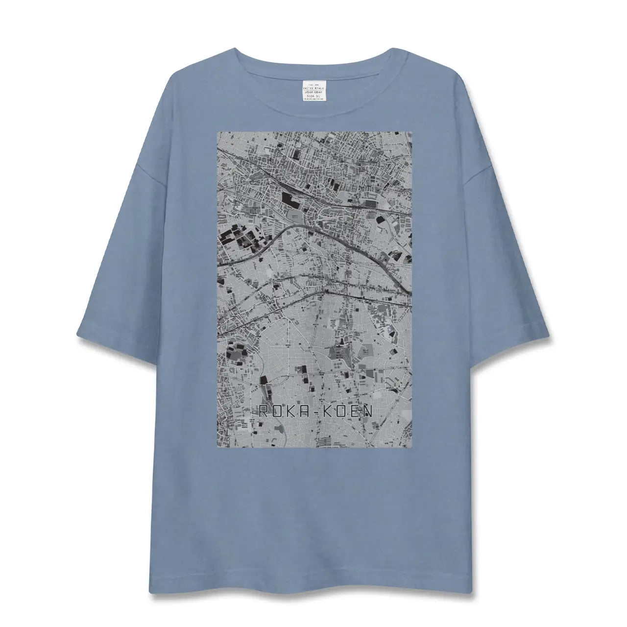 【芦花公園（東京都）】地図柄ビッグシルエットTシャツ