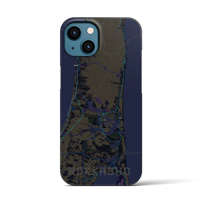 【六ヶ所（青森県）】地図柄iPhoneケース（バックカバータイプ）