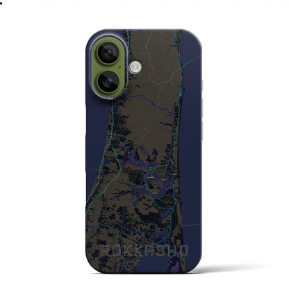 【六ヶ所（青森県）】地図柄iPhoneケース（バックカバータイプ）