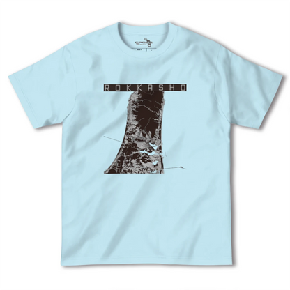 【六ヶ所（青森県）】地図柄ヘビーウェイトTシャツ