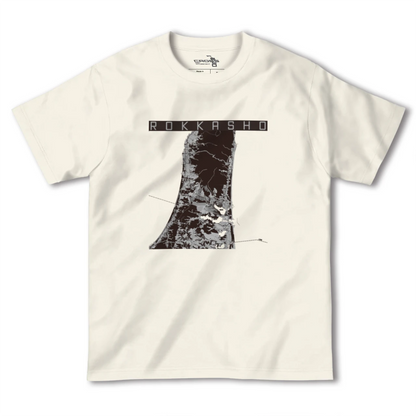 【六ヶ所（青森県）】地図柄ヘビーウェイトTシャツ