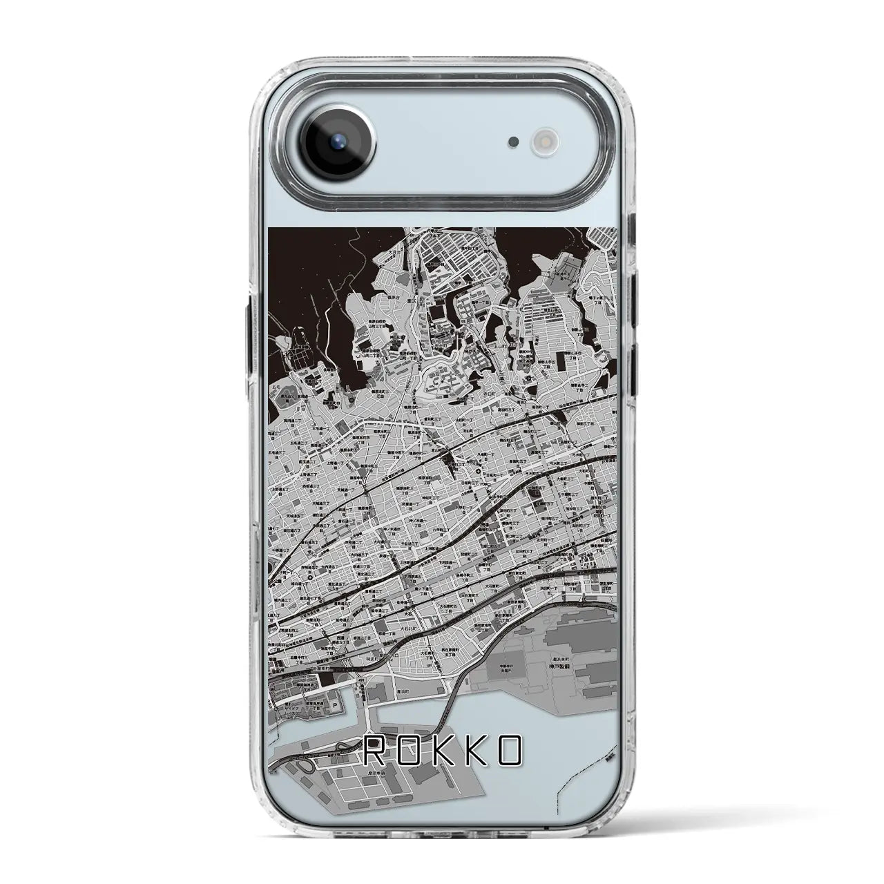 【六甲（兵庫県）】地図柄iPhoneケース（MagSafeタイプ）