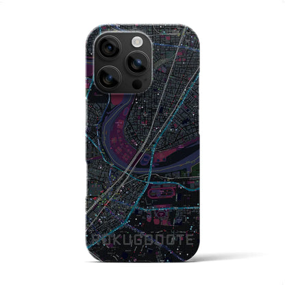 【六郷土手（東京都）】地図柄iPhoneケース（バックカバータイプ）