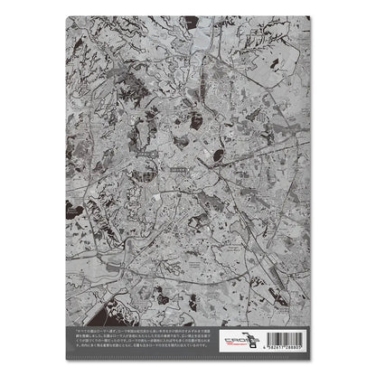 【ローマ（イタリア）】Map World クリアファイル