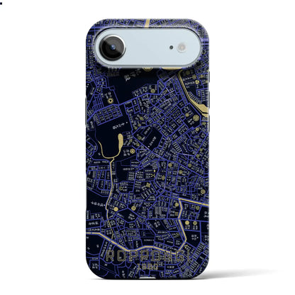 【六本木（東京都）】万延江戸図iPhoneケース（バックカバータイプ）