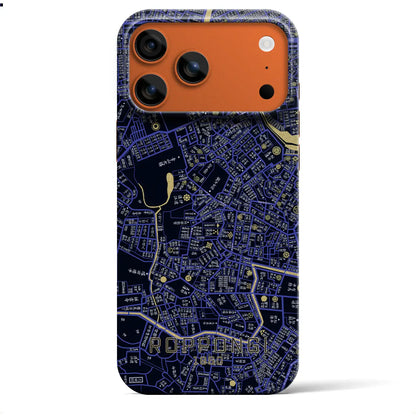 【六本木（東京都）】万延江戸図iPhoneケース（バックカバータイプ）