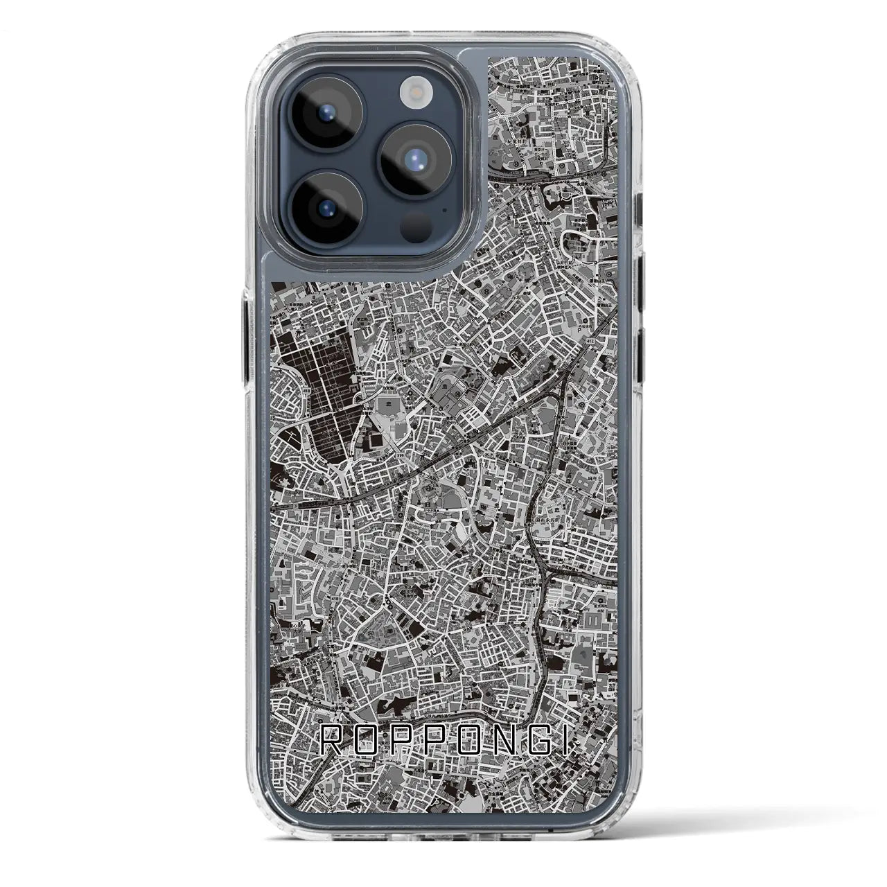 【六本木（東京都）】地図柄iPhoneケース（MagSafeタイプ）