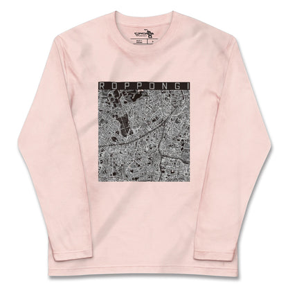 【六本木（東京都）】地図柄ロングスリーブTシャツ